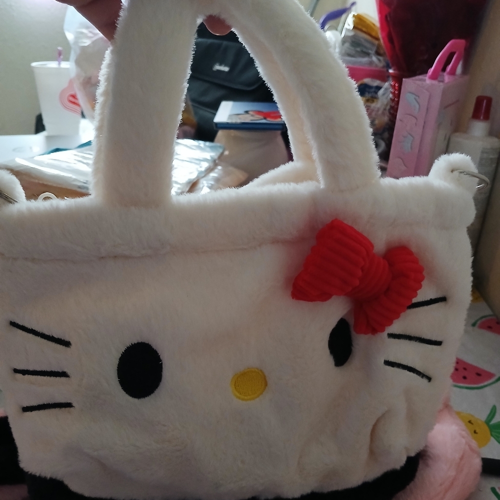 HK plush purse